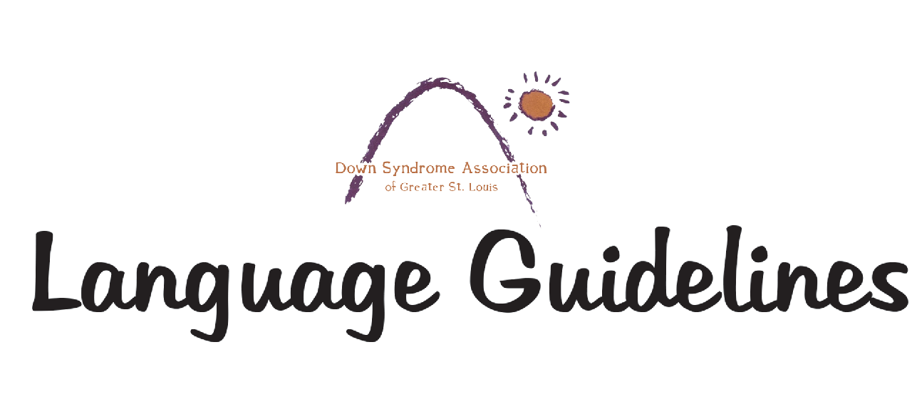 Down Syndrome Language Etiquette
